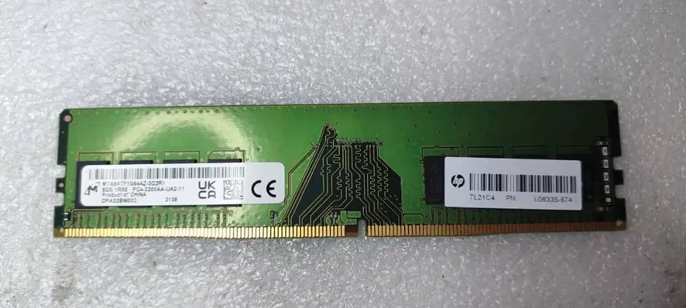 RAM 8gb DDR4 1Rx8 PC-3200 Longdimm (copotan build-up)