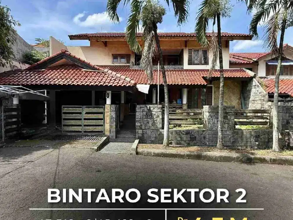 BINTARO SEKTOR 2  Dekat Pintu Tol Veteran Bintaro Via Duct & CBD Bintaro Sektor 3