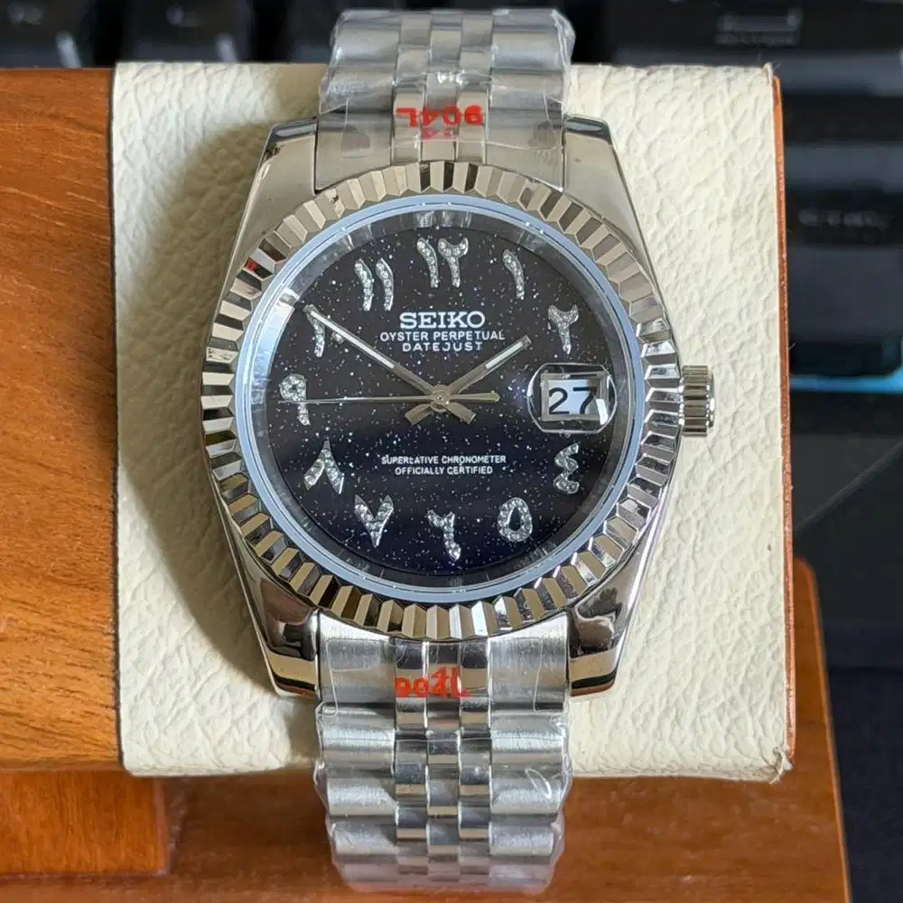 Seiko Datejust Arabic Galaxy NH35 Automatic Rolex Custom