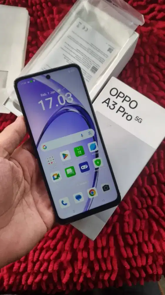 Oppo A3 pro 5g ram 8+8/256 no minus fulset