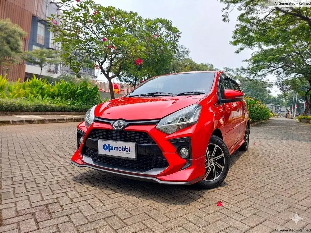 TDP 1 JUTA Toyota Agya 1.2 G TRD Sportivo Bensin-AT 2021 Merah CEZCB