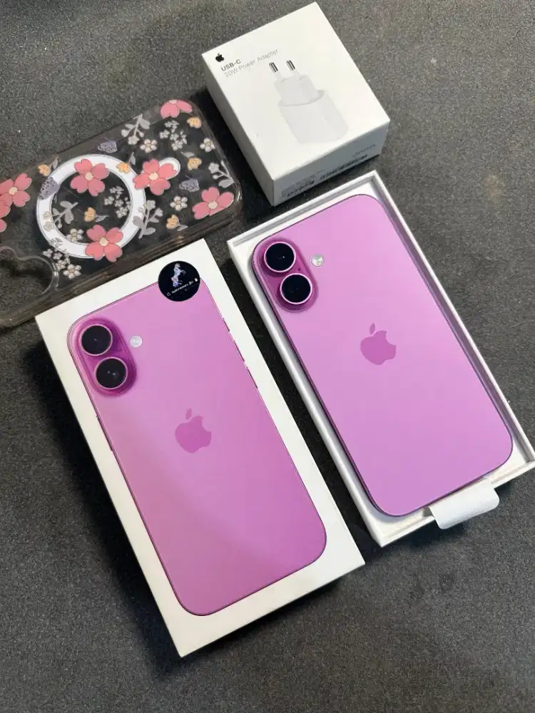 Iphone 16 basic 128 gb pink ibox free adapter