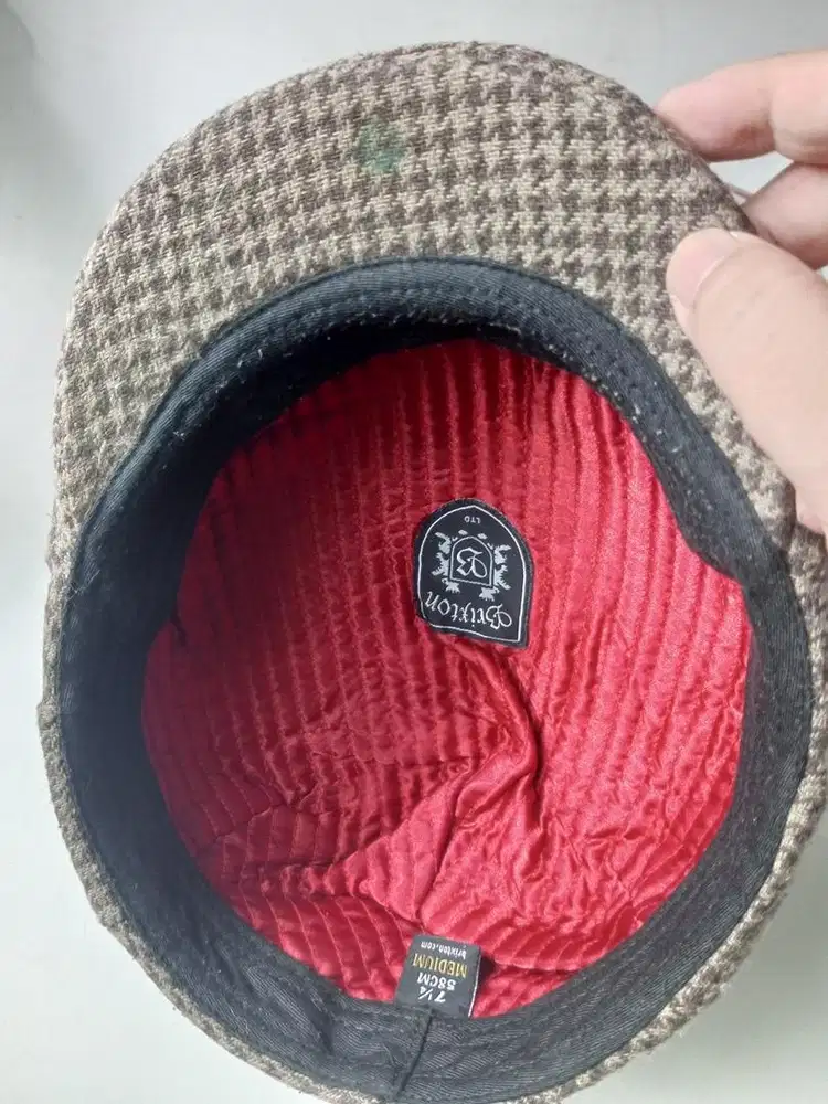 Topi Pelukis Vintage Flat Flatcap Flatcaps Cap Caps Hat Hats Brixton