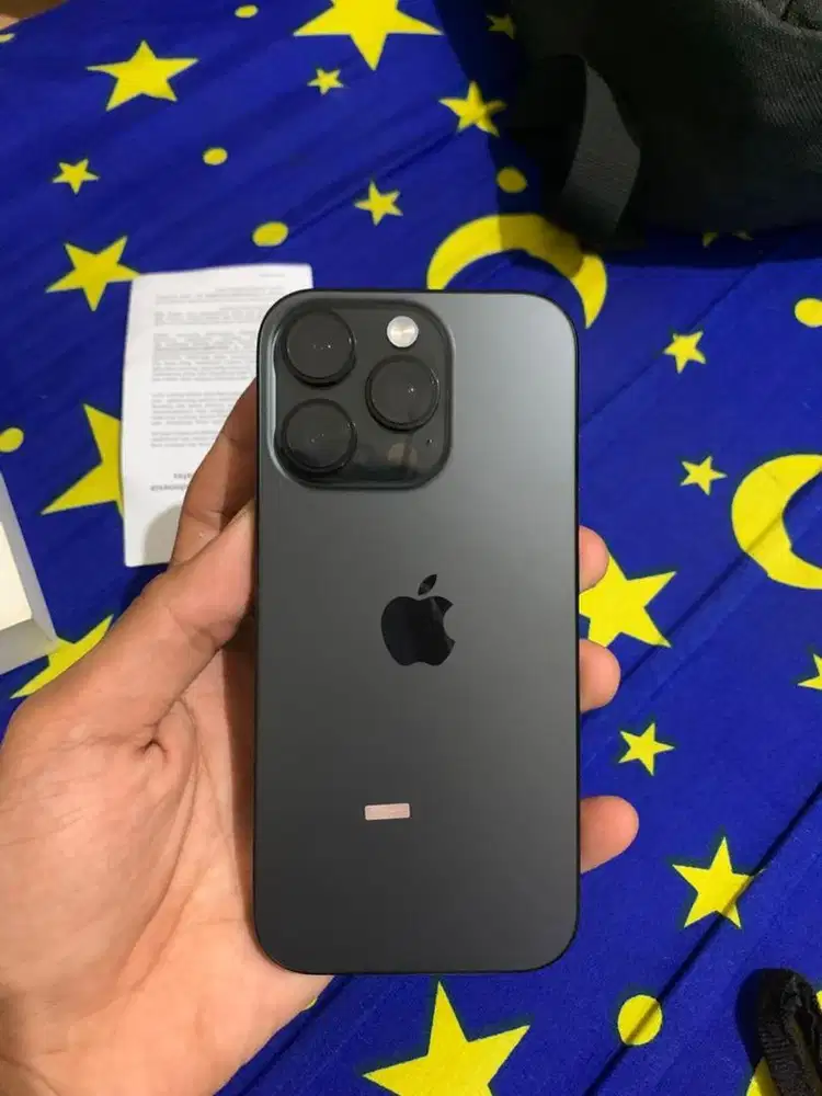 iPhone 16 Pro 128GB Black Titanium - Resmi iBox Garansi Juli 2026