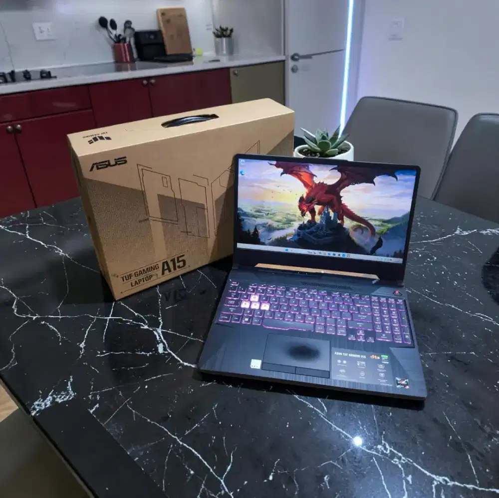 [RTX] Laptop Gaming Asus TUF A15 Ryzen 5 7535h VGA NVIDIA RTX Lengkap