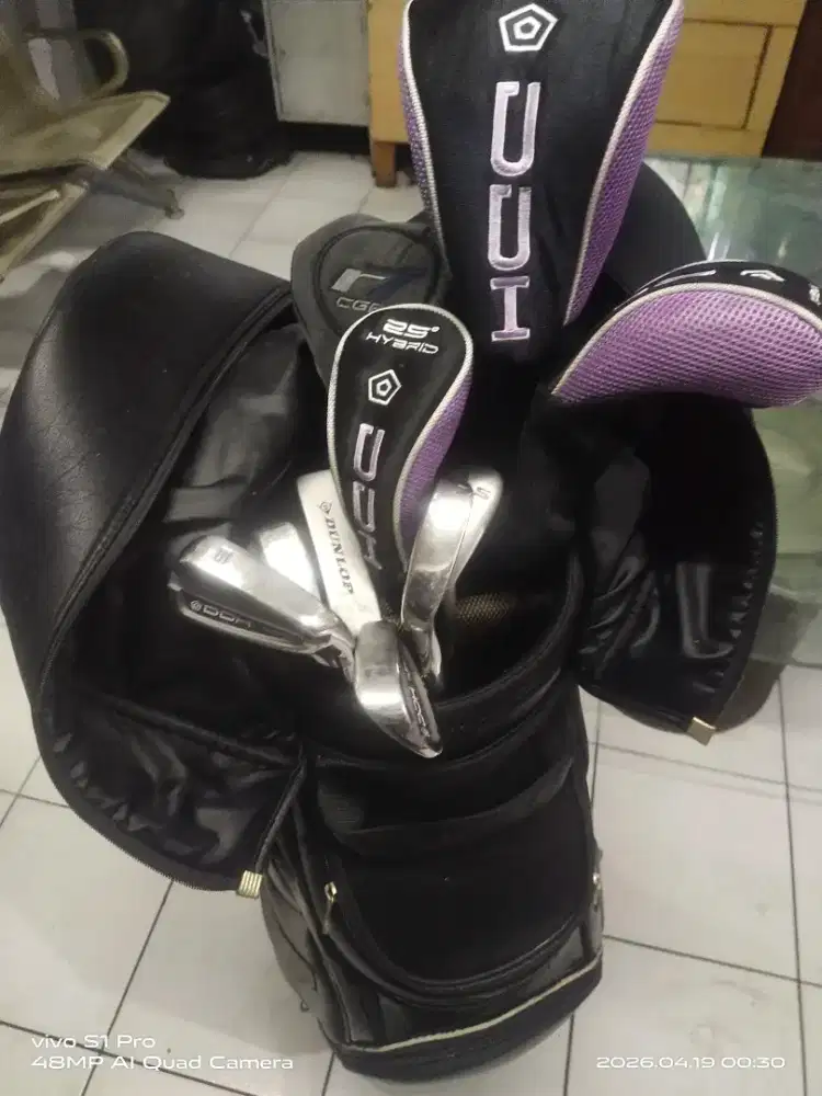 Stik golf merk Dunlop ladies dan tas