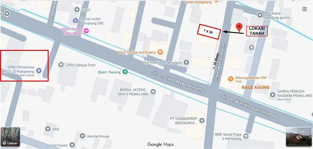 Tanah pemalang strategis