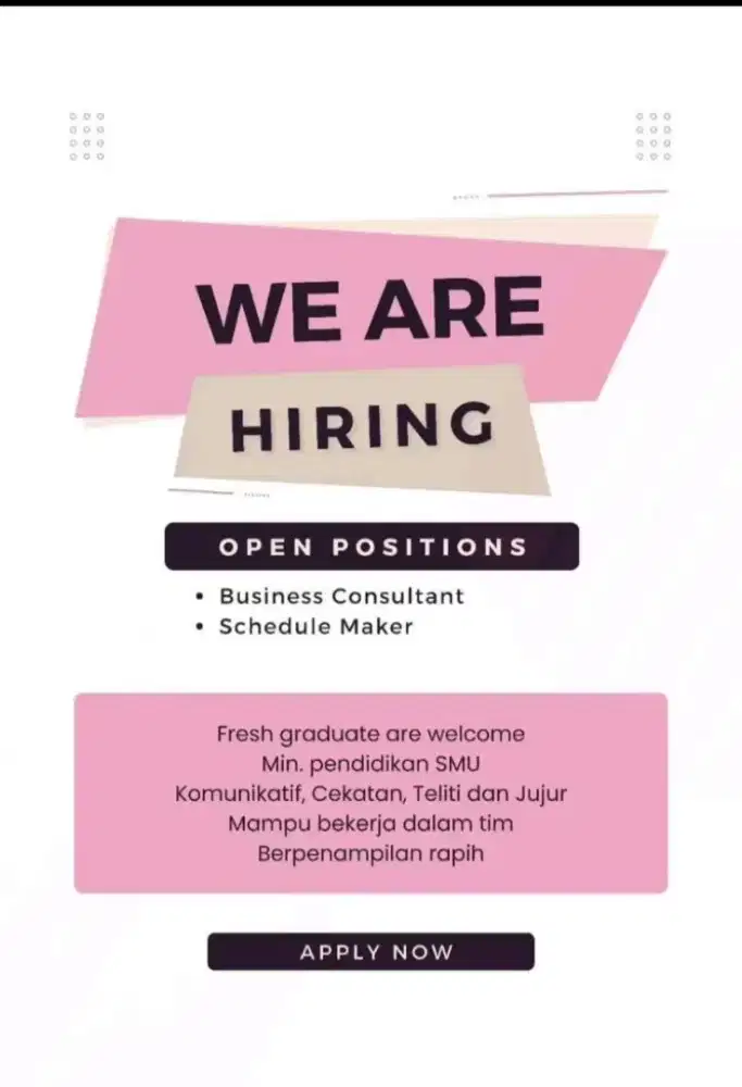 lowongan kerjaa di Jakarta selatan ctiy