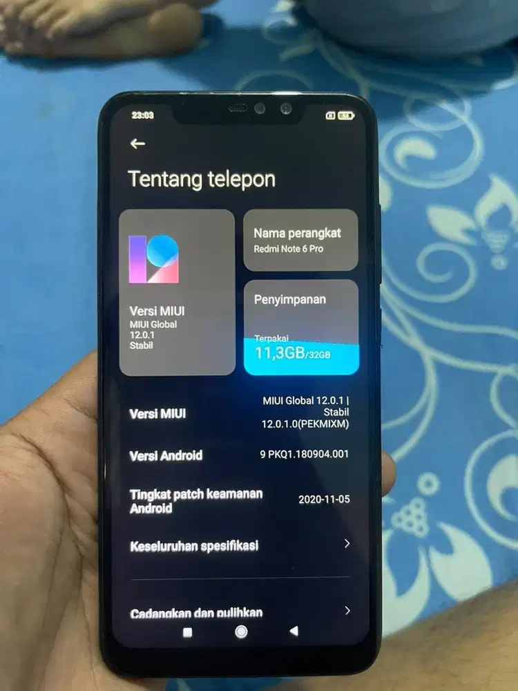 Xiaomi Redmi note 6 pro
