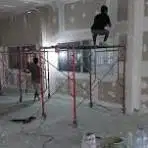 Pasang Partisi - Plafon Gypsum / PVC BERMEREK + Jendela Alumunium