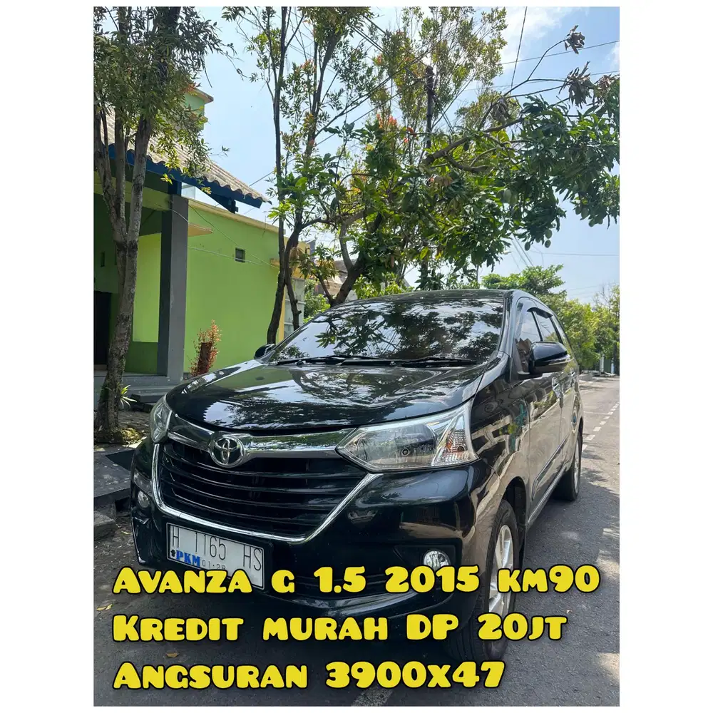 Avanza New 2015 1.5 G Manual km90rban