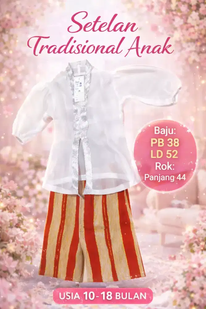 Fs kebaya Bali untuk anak