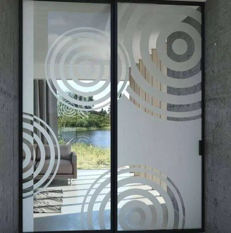 Dekorasi stiker kacafilm Spesialis Stiker Kaca Sunblast kaca film