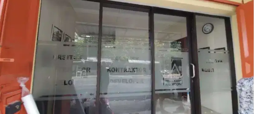 PASANG Sticker kaca sunblast cutting dan printing READY SELALU