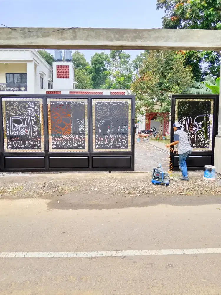 Tralis Pagar  kanopi