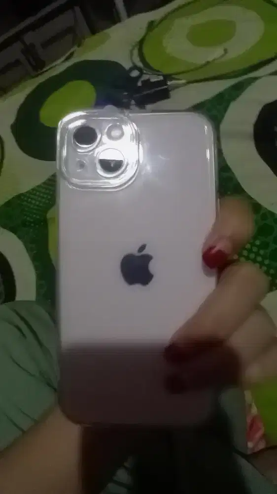 JUAL I PHONE 128 GB WARNA PINK NEW SECOUND BEACUKAI