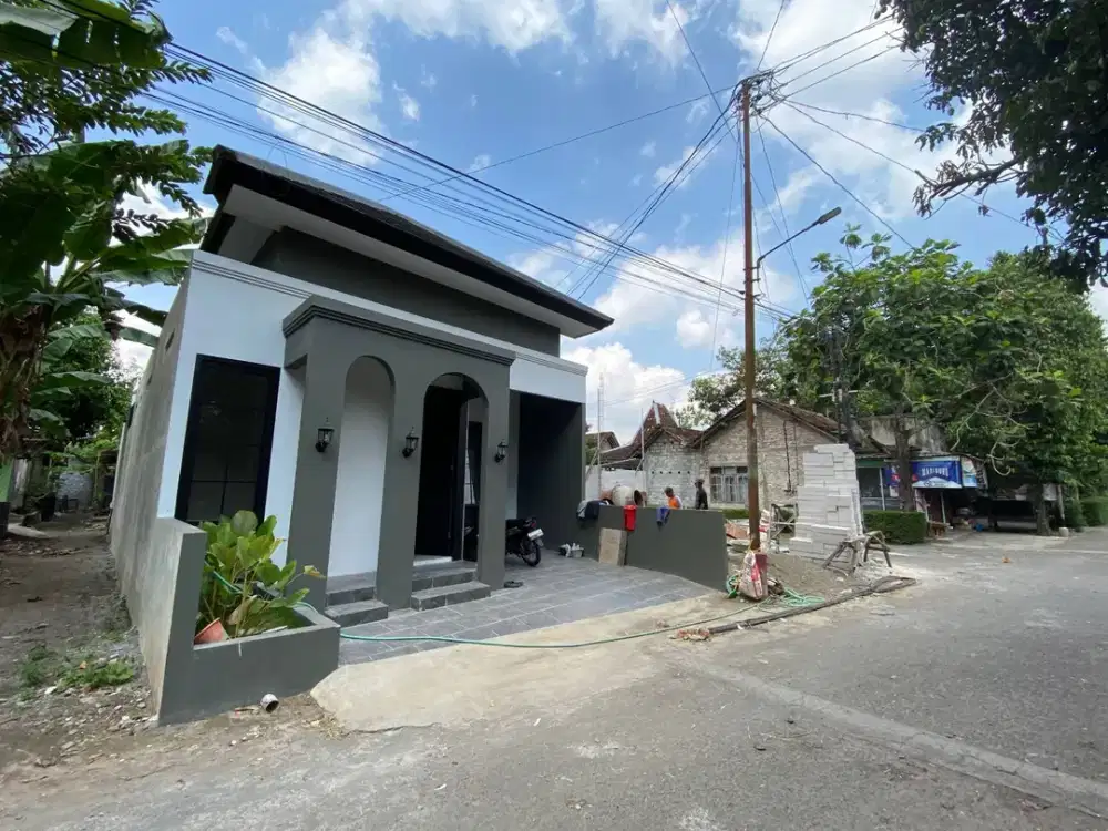 Rumah Minimalis Proses Bangun dekat Desa Wisata Kasongan Bantul