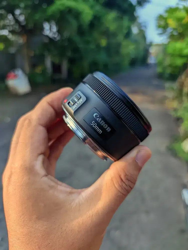 Lensa canon 50mm 1.8 stm