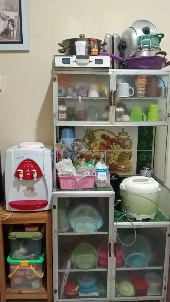 Rak Piring + Meja & Dispenser