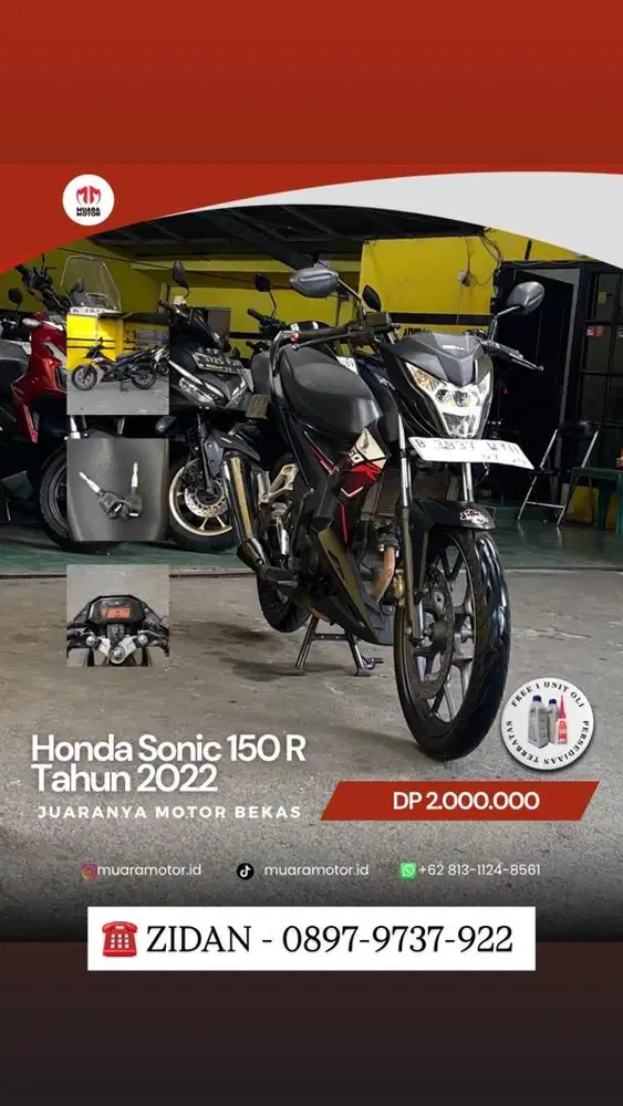 HONDA SONIC 150 R 2022 !!!