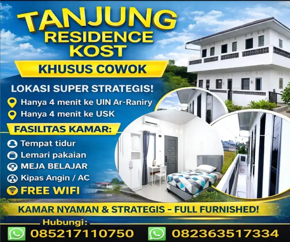 KAMAR SEWA DEKAT KAMPUS UIN DAN USK KOS-KOSAN KOST