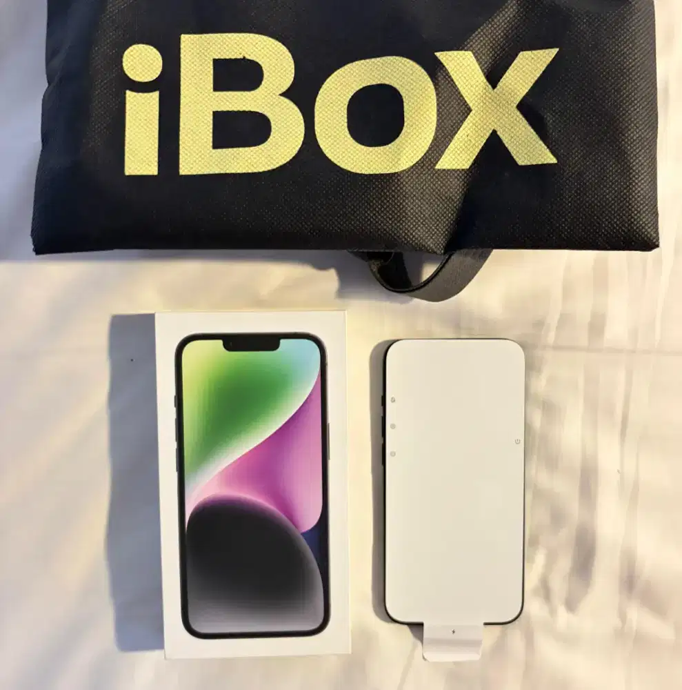 iPhone 14 128gb bh 100 ibox garansi maret 2027