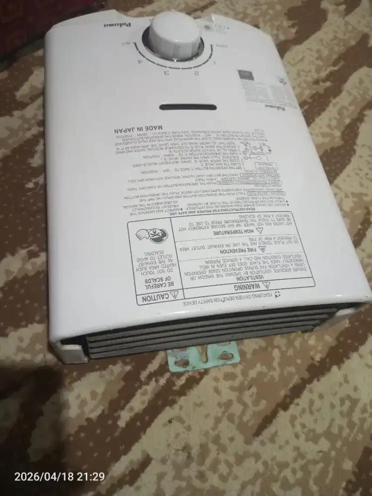 Water heater gas bekas