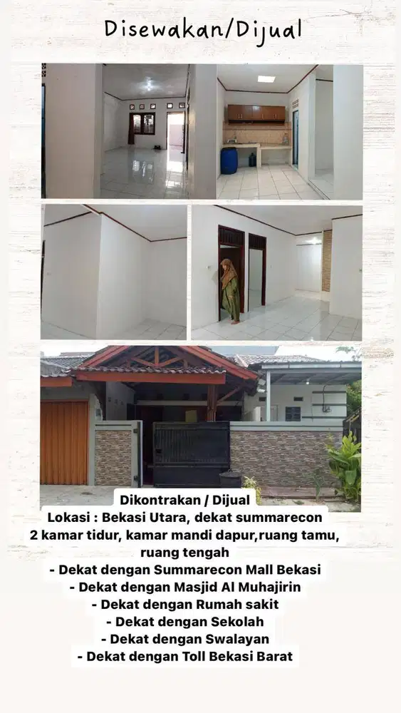 DI JUAL RUMAH BEKASI KOTA