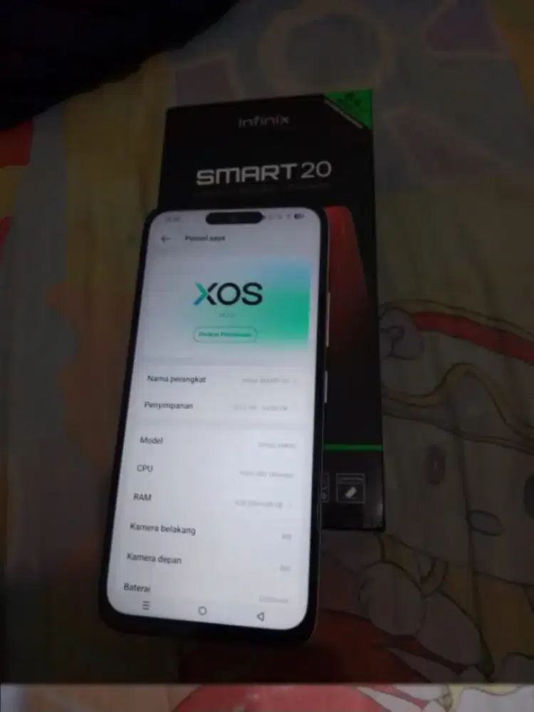 Infinix smart 20 ral 4+4/64 lgkp mulus baru seminggu pakai