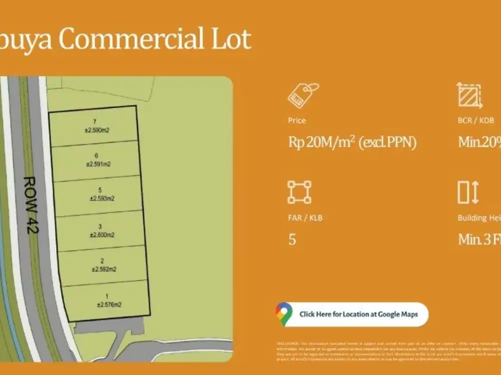 Kavling Komersiil di BSD City Serpong