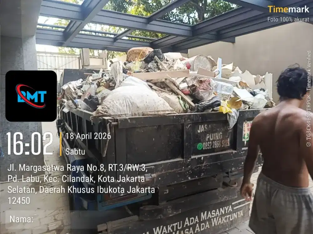 Jasa angkut puing dan buang sampah