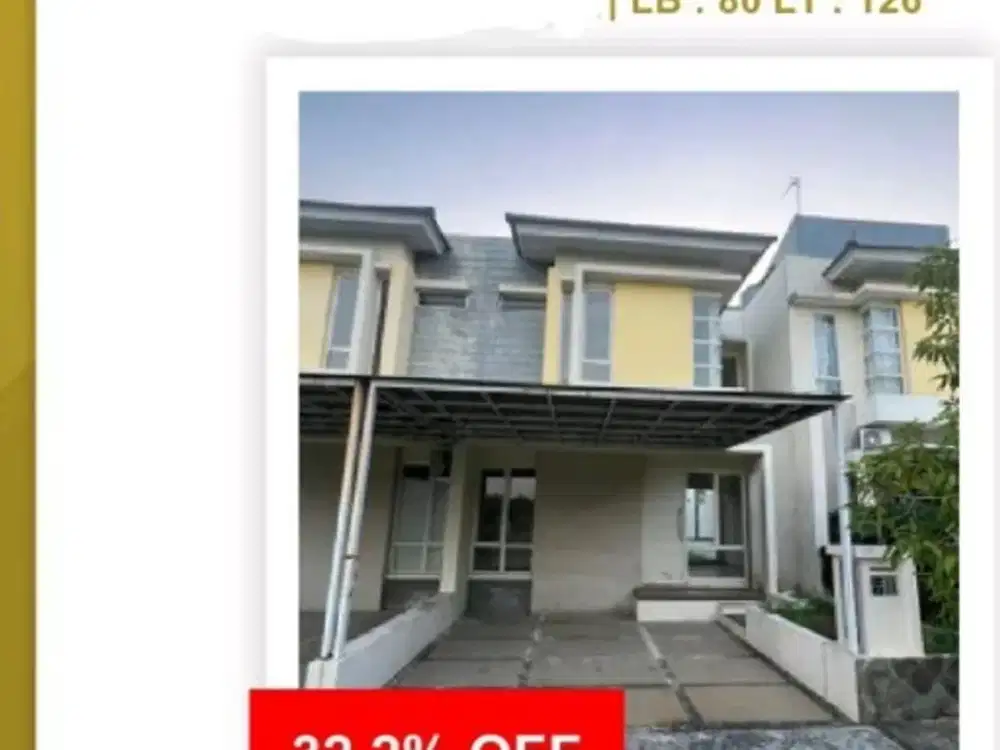 Promo Menarik Rumah Cantik Cluster Adara Kota Harapan Indah