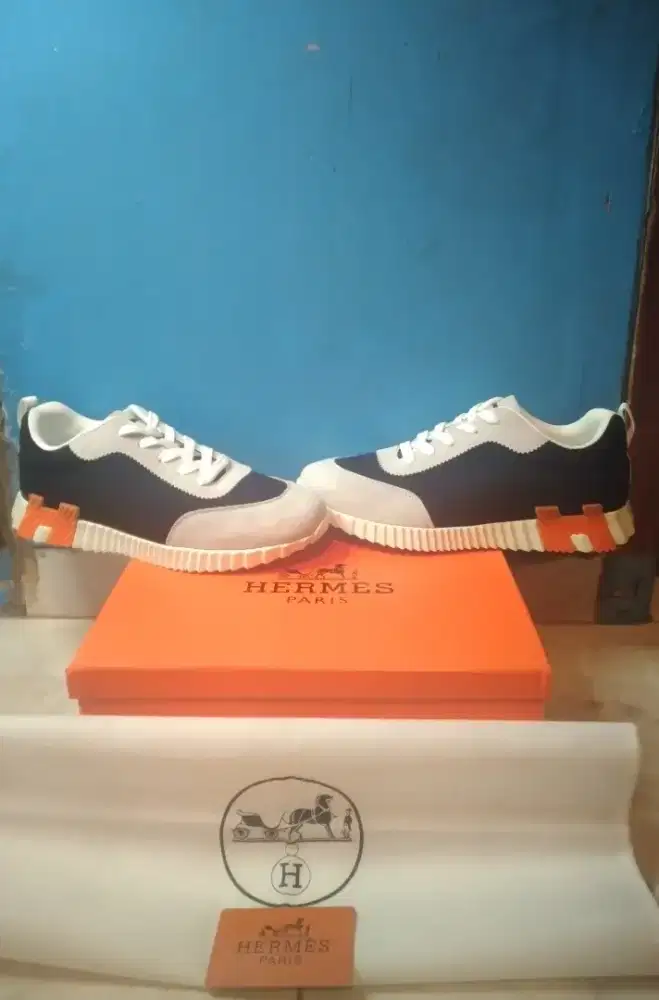 Jual cepat murah sepatu baru HERMES Bounching Paris original italy