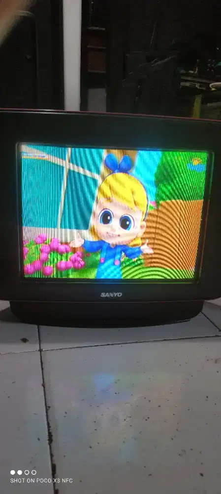 Tv sanyo 14 inchi tabung slim imut