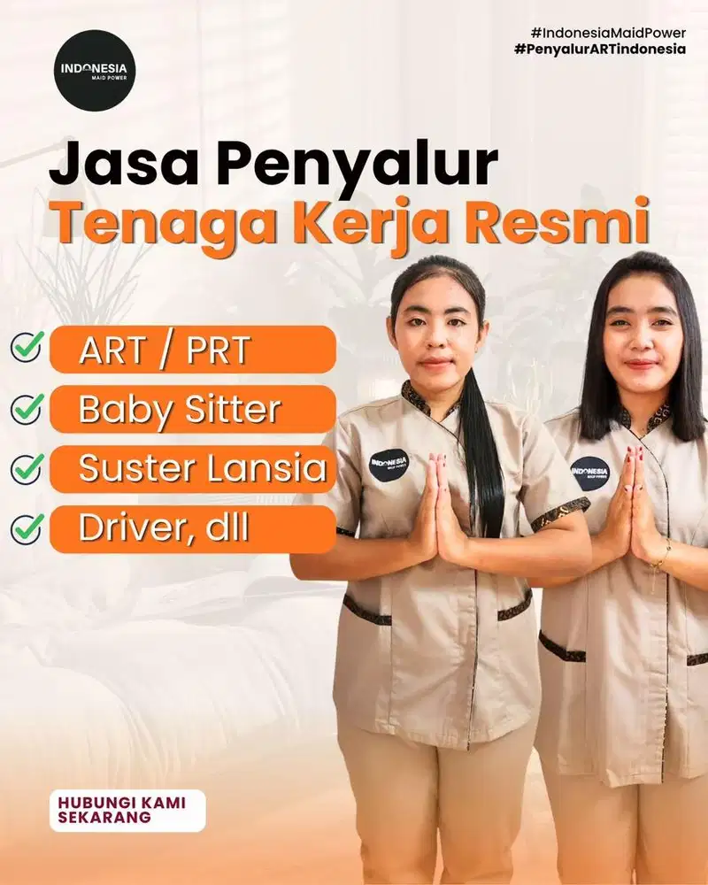 Agency Penyalur Art, Baby sitter, Suster lansia