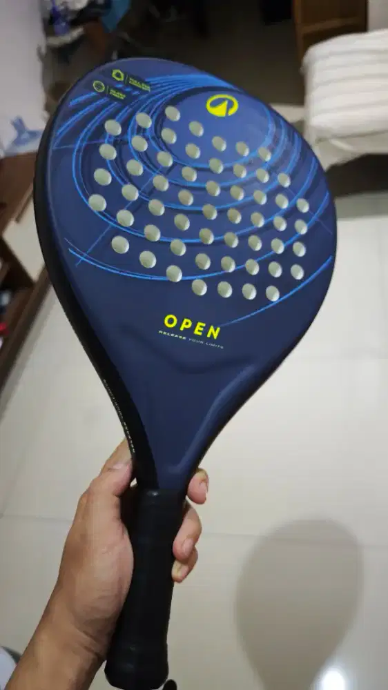 Kuikma Padel Racket Blue - PR Open Racket - raket padel