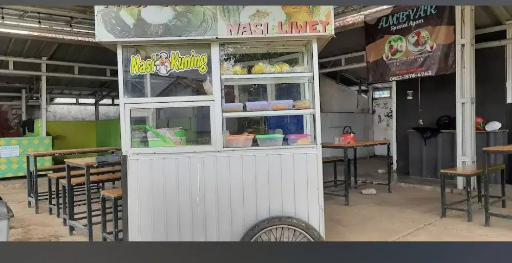 Gerobak jualan bekas