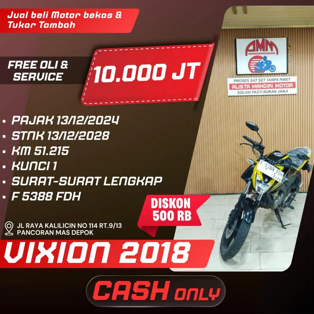 VIXION CASH ONLY KREDIVO INDODANA SPAYLATER CC 0% TOKOPEDIA ALISTA