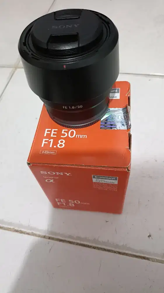SONY FE 50MM F1.8 FULSETBOX