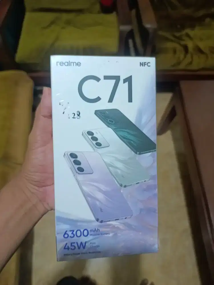 Jual Realme C71 ram8/128 baru msh segel 
Bisa tt hp lain siap nambah