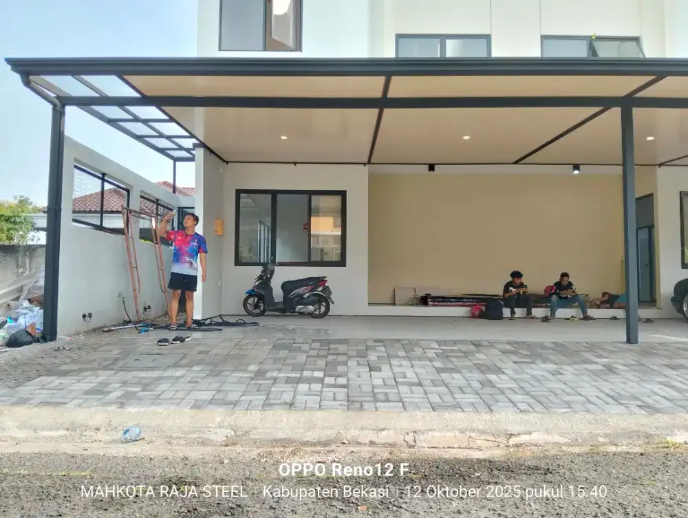 Kanopi alderon+plafon pvc laminated rangka cardoba modern