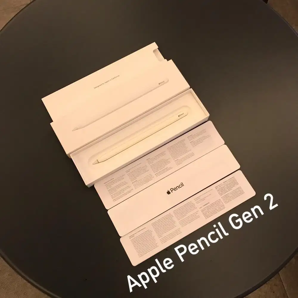 Apple Pencil Gen 2 Ibox Lengkap Like New.