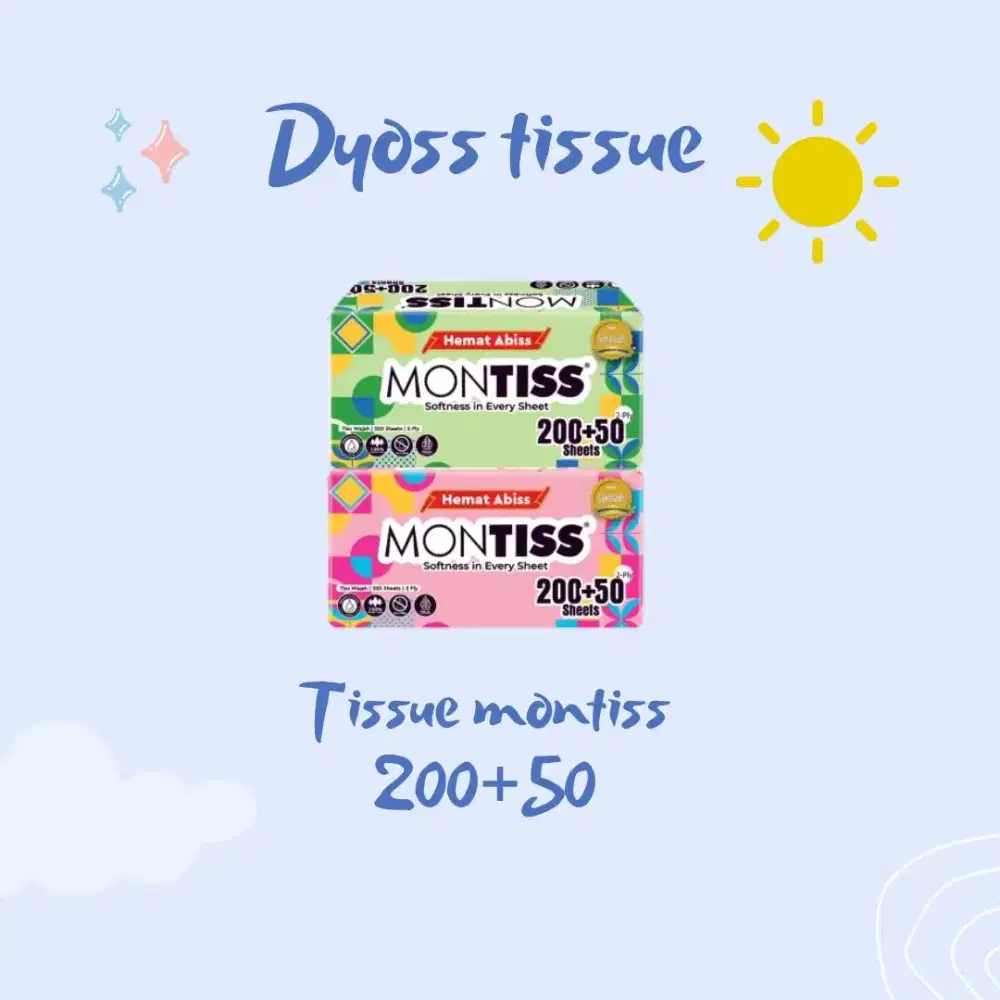 Tissue facial montiss 200 + 50