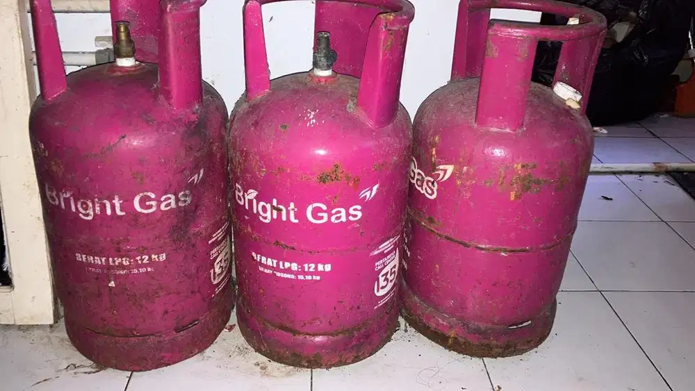 Tabung Gas Bright Gas 12 kg Pink