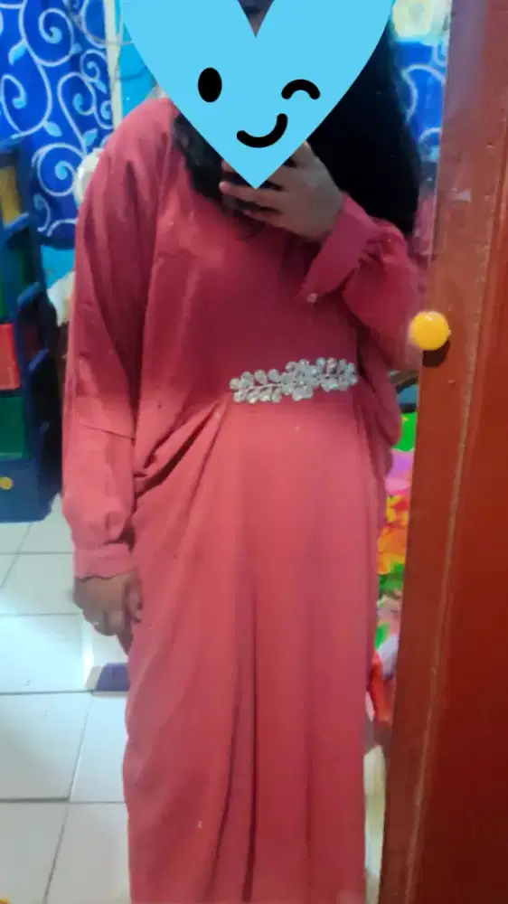 Preloved kaftan wanita like new