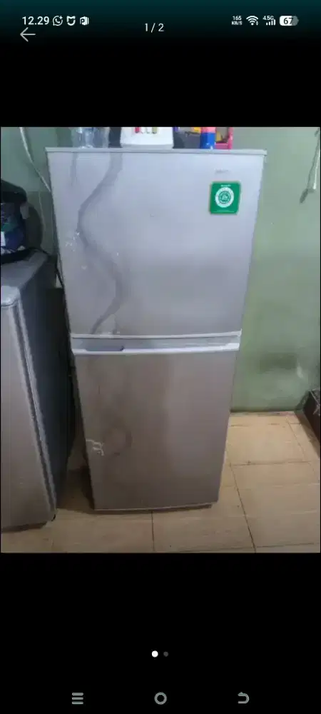 Dijual kulkas Sharp 2 pintu dingin