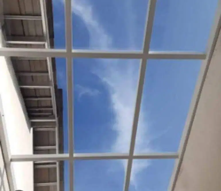 Kanopi solarflat bening