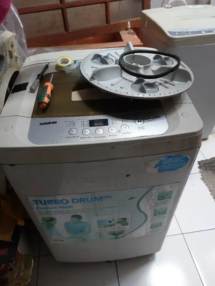 Mesin cuci LG 8kg 1 tabung perlu perbaikan