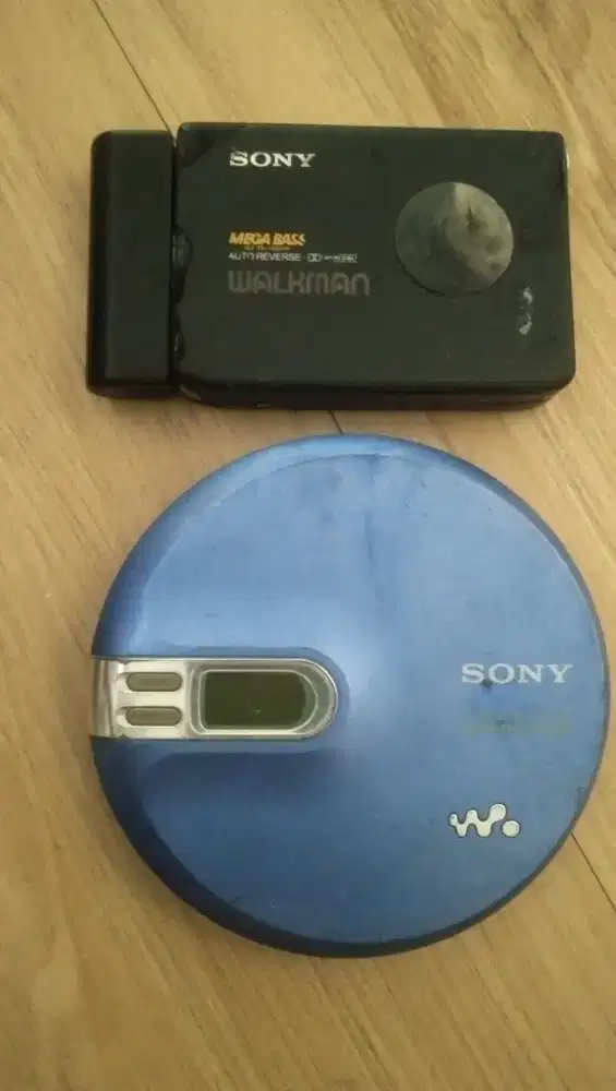 walkman kaset dan cd vintage