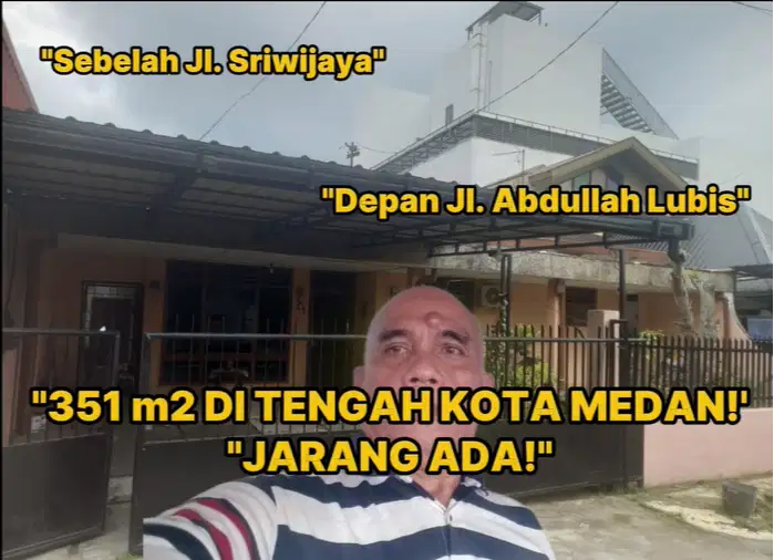 Dijual Rumah Besar di Pusat Kota Medan